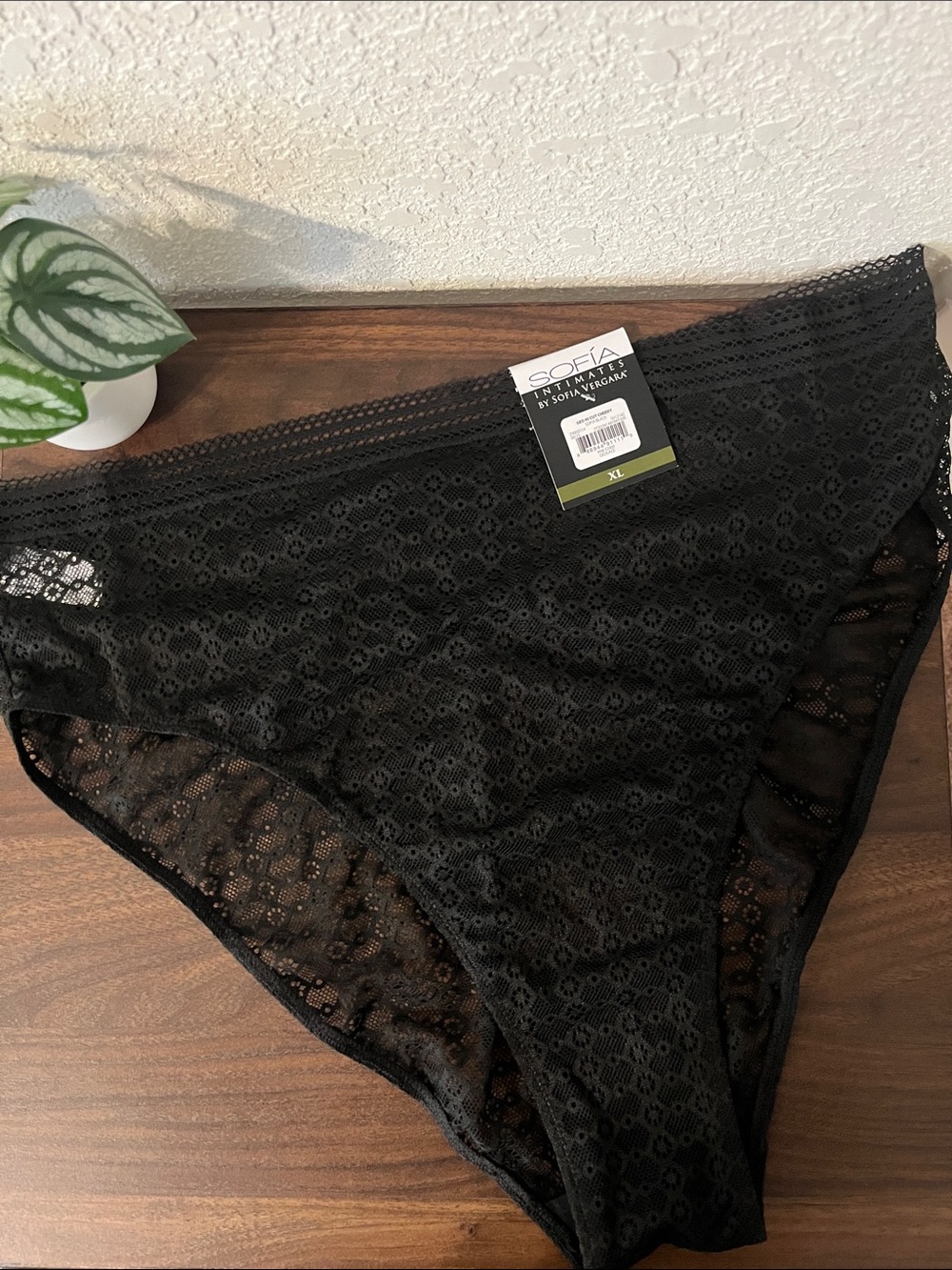 sofia by sofia vergara Black Lace Bikini Briefs